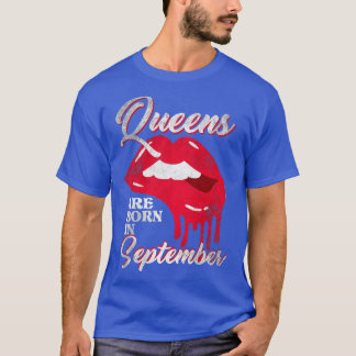 クイーンズ生まれは九月に入る Tシャツ