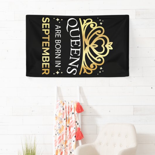 クイーンズ生まれは九月一日に入る 横断幕 (インサイチュ)