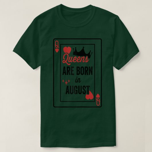 クイーンズ生まれは誕生日で威厳があるデートの女の子Wome Tシャツ (デザイン正面)