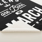 クイーンズ生まれは3月に誕生日ギフト女性の女の子 シェルパブランケット (3/4)