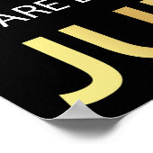 クイーンズ生まれは6月に入る ポスター (角)