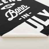 クイーンズ生まれは7月に誕生日ギフト女性の女の子 シェルパブランケット (3/4)