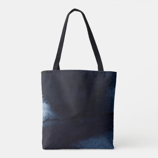 クイーンズ生まれは7月の金ゴールドタイポグラフィ誕生日 トートバッグ (裏面)