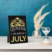 クイーンズ生まれは7月1日だ フォトプラーク (側面)