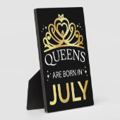 クイーンズ生まれは7月1日だ フォトプラーク (側面)