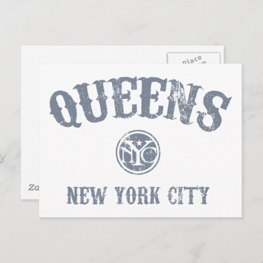 *クイーンズ ポストカード (正面/裏面)