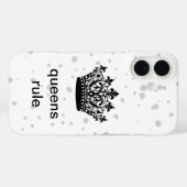 クイーンズ ルール クラウン Case-Mate iPhoneケース (裏面 (横))