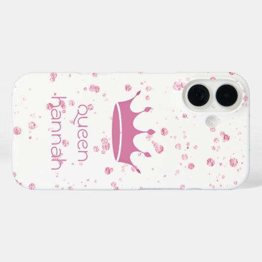 クイーンズ ルール クラウン Case-Mate iPhoneケース (裏面 (横))