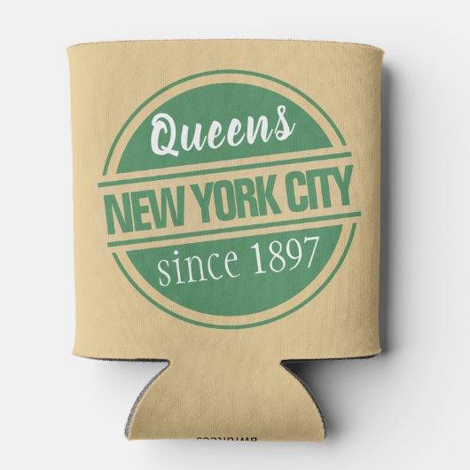 クイーンズNYC 1897 缶クーラー (裏面)