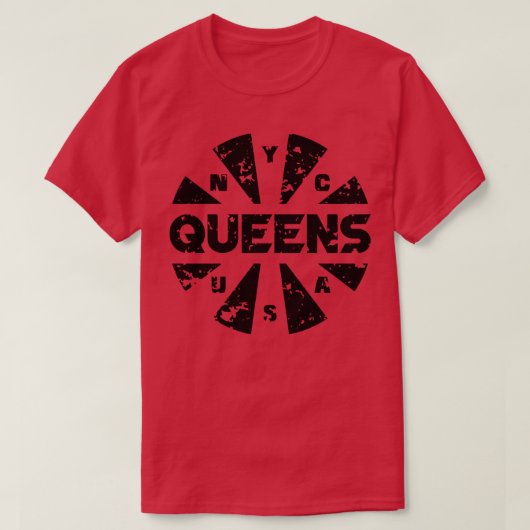 クイーンズNYC 4 Tシャツ (デザイン正面)