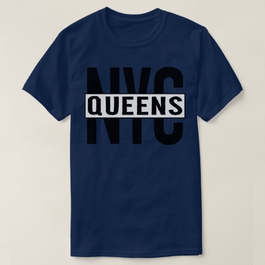 クイーンズNYC 9 Tシャツ (デザイン正面)