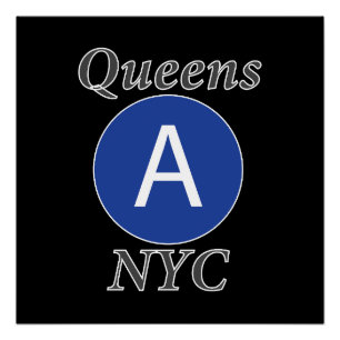 クイーンズNYC Aトレイン ポスター