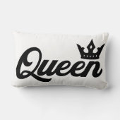 クイーンタイポグラフィクラス ランバークッション (裏面)