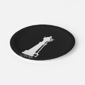 クイーンチェスの駒ハロウィーンの衣装チェスの恋人 ペーパープレート (アングル)