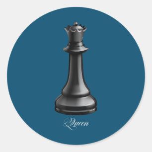 クイーンチェスの駒ハロウィーンの衣装チェスの恋人 ラウンドシール