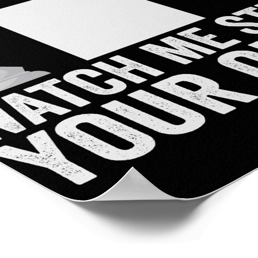 クイーンチェス盤のギフトをおもしろい盗むのを見る ポスター (角)