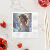 クイーンデー 縁ありカクテルナプキン (インサイチュ)