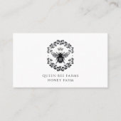 クイーンハニーエレガントビー養蜂家 名刺 (正面)