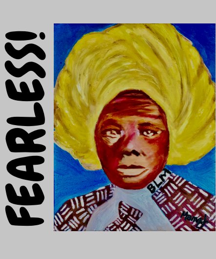 クイーンハリエットトゥープマンガールズフィアレスフード付きスウェットシャツ- Gry (裾)