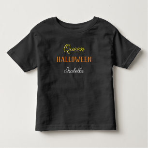 クイーンハロウィンパーソナライズされたトドラーベビーTシャツ トドラーTシャツ