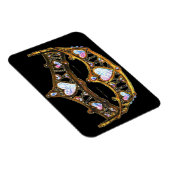 クイーンハート金ゴールドクラウンティアラブラックマグネット マグネット (右側)