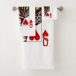 クイーンハート バスタオルセット