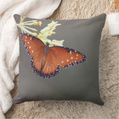 クイーンバタフライオンデザートミルクウィード クッション (ブランケット)