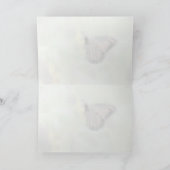 クイーンバタフライグリーティングカード カード (内部)