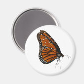 クイーンバタフライボタン マグネット (正面/裏面)