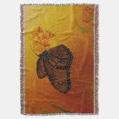 クイーンバタフライ スローブランケット (正面縦)