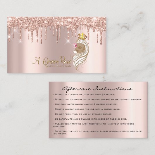 クイーンバラ 名刺 (正面/裏面)