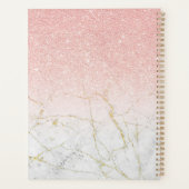 クイーンパーソナライズされたビーバラ金ゴールド大型2021 プランナー手帳 (裏面)