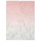 クイーンパーソナライズされたBEEバラ金ゴールド大型クリップボード クリップボード (裏面)