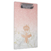 クイーンパーソナライズされたBEEバラ金ゴールド大型クリップボード クリップボード (右)