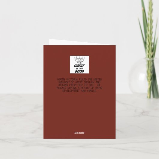 クイーンビクトリアタイムズチェンジ誕生日 カード (裏面)