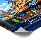 クイーンビクトリアマーケットオーストラリア旅行 ポスター (角)