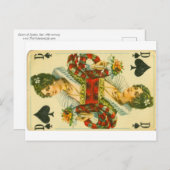 クイーンビクトリアン・オブ・スペード ポストカード (正面/裏面)