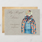 クイーンビクトリア王室の招待状 招待状 (正面/裏面)