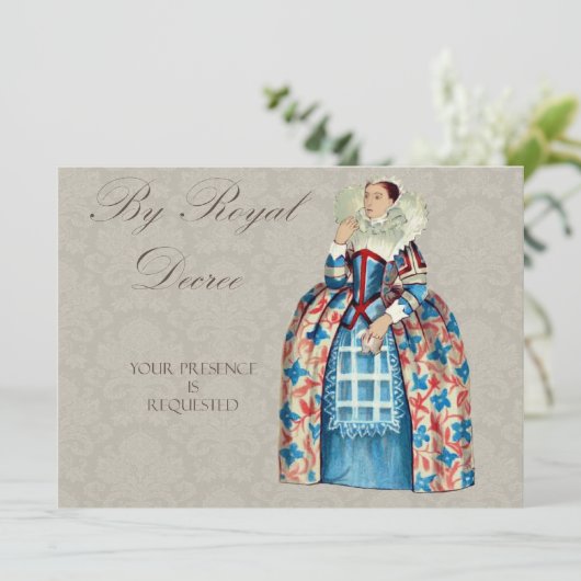 クイーンビクトリア王室の招待状 招待状 (スタンド正面)
