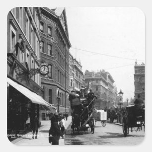 クイーンビクトリア通り、ロンドン、c.1891 スクエアシール