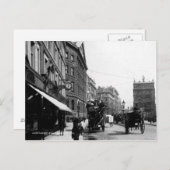 クイーンビクトリア通り、ロンドン、c.1891 ポストカード (正面/裏面)