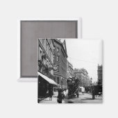 クイーンビクトリア通り、ロンドン、c.1891 マグネット (正面/裏面)