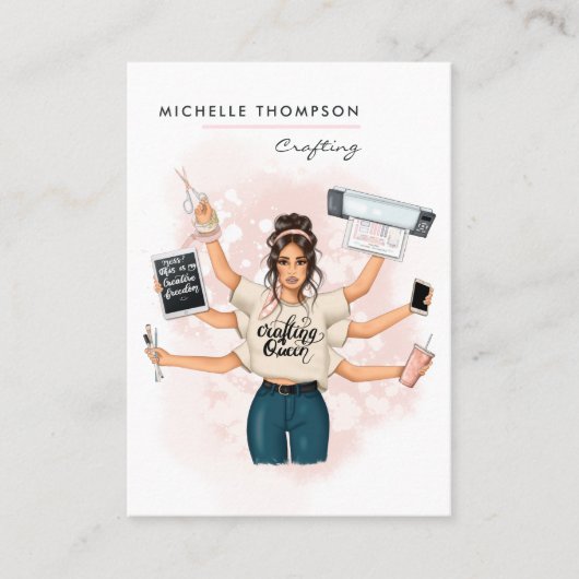 クイーンビジネスカードの作成 名刺 (正面)