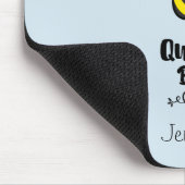 クイーンビーかわいいのまわりにと王冠パーソナライズされた マウスパッド (コーナー)