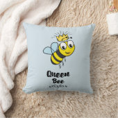 クイーンビーかわいいのまわりにと王冠 クッション (ブランケット)