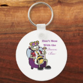 クイーンビーを散らかさない キーホルダー (正面)