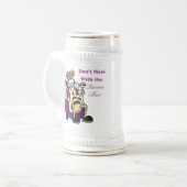 クイーンビーを散らかさない ビールジョッキ (正面左)