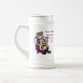 クイーンビーを散らかさない ビールジョッキ (左)