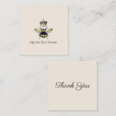 クイーンビーアピールファームハニープロダクツありがとう ノートカード (正面/裏面)