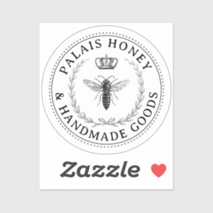 クイーンビーアピールプロダクトハニーロゴリースクラウン シール